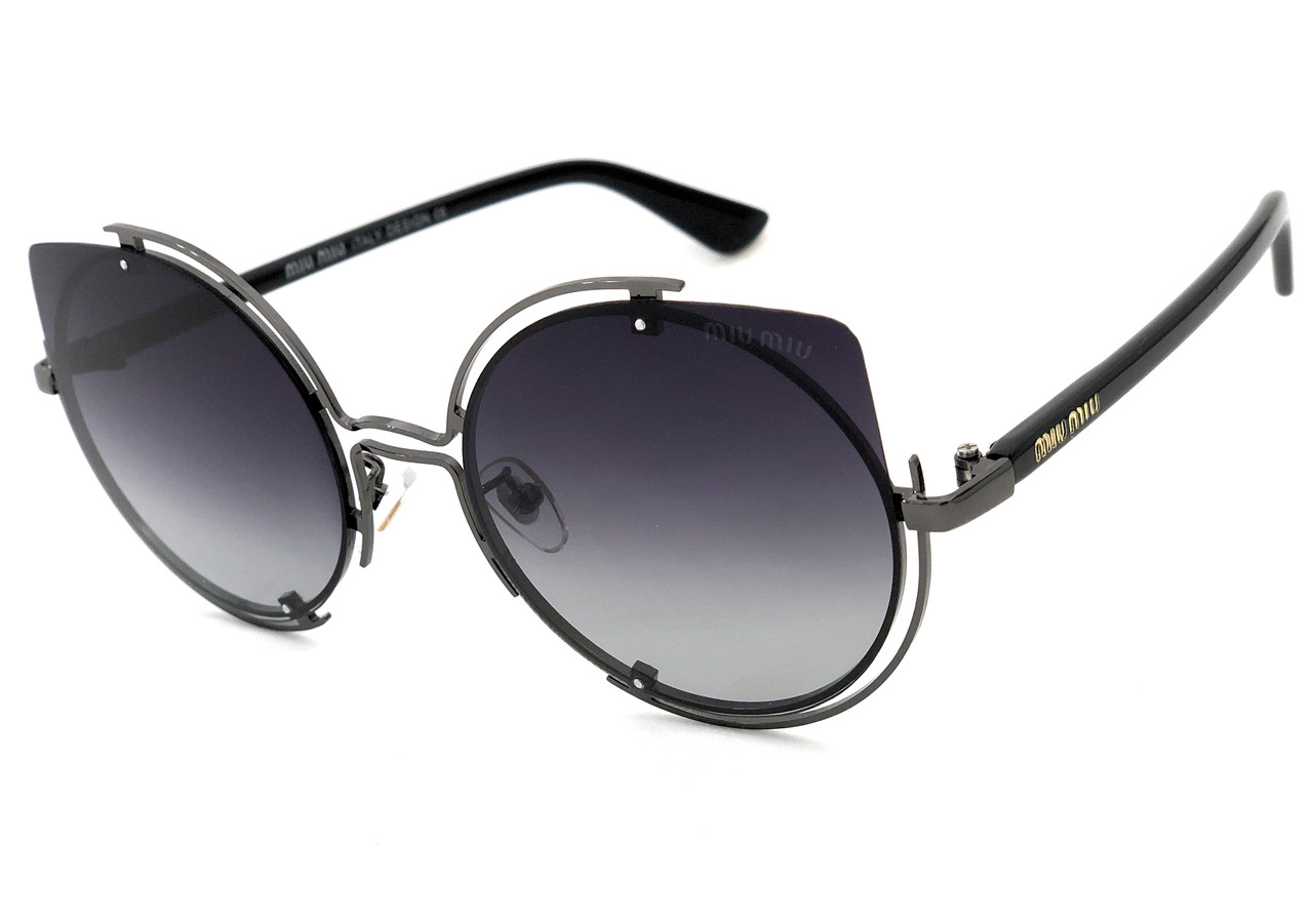 

Солнцезащитные очки Miu Miu polarized, Серый