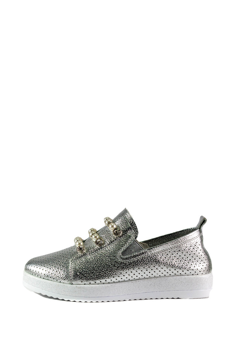 

Кеды женские Allshoes 87565 серебряные (39)
