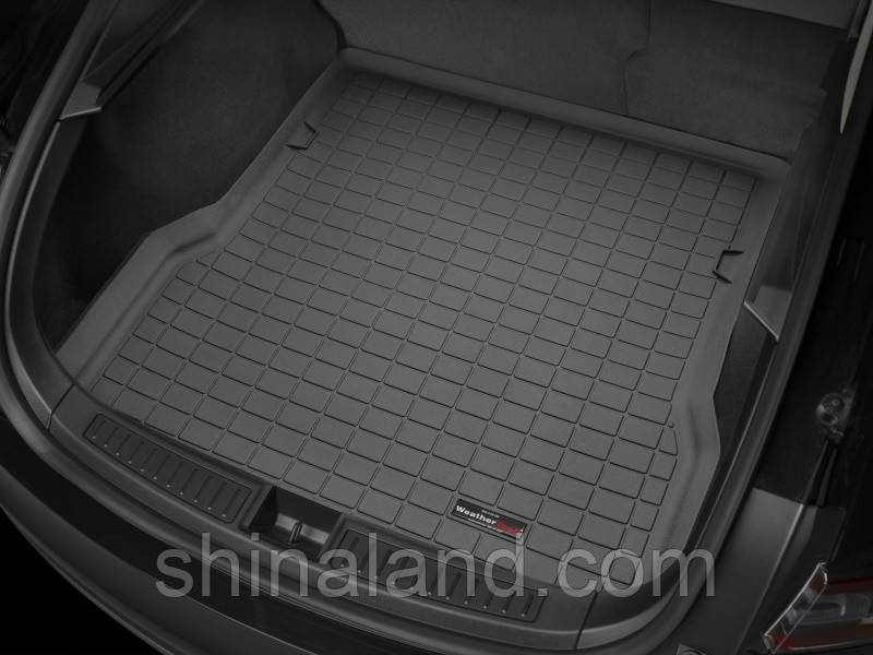 

Коврик в багажник Audi Q3 II (F3) 2018 - за 2 рядом, черный, Tri-Extruded (WeatherTech) - штука