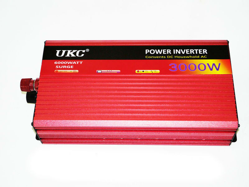 Перетворювач авто інвертор UKC 24V-220V AR 3000W c функцією плавного пуску