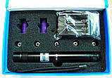 Лазерная указка с насадками Blue Laser YXB 008 50000mW, фото 4