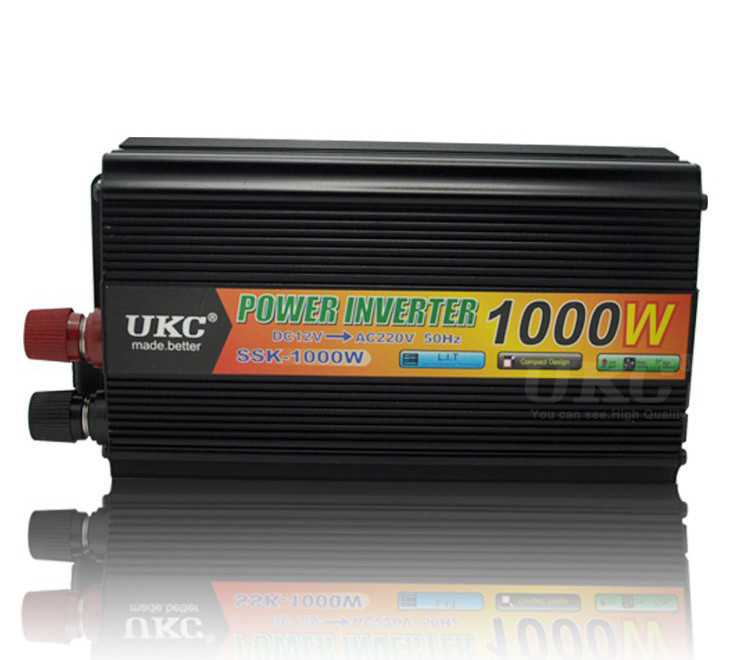 Інвертор перетворювач UKC 12V-220V 1000W