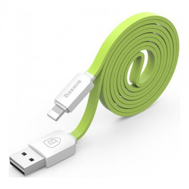 

Кабель Baseus String Lightning 1M Green+White, Зеленый