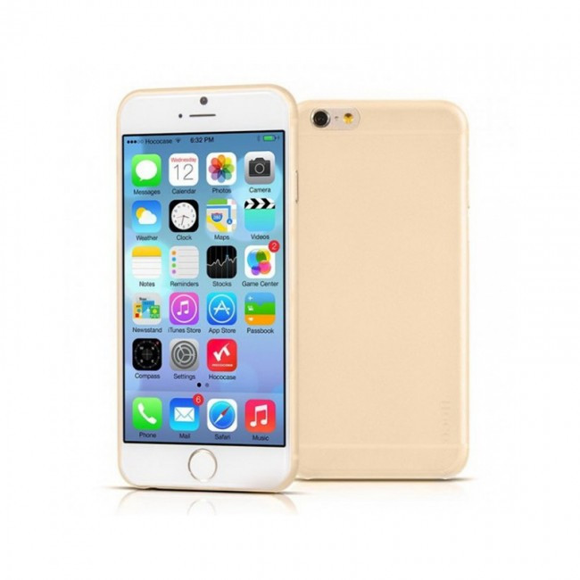 

Чехол Накладка Hoco Ultra-Thin Series Pp Back Cover Для Apple Iphone 6/6S Gold, Золото