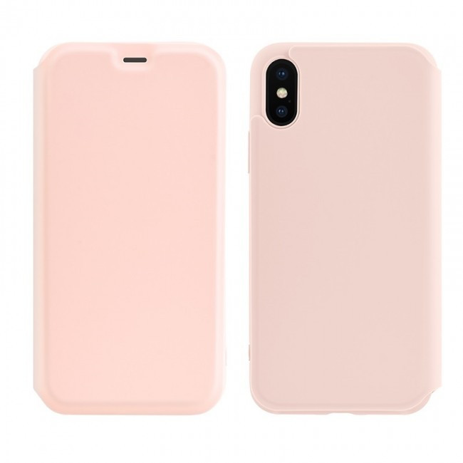 

Чехол Книжка Hoco Colorful Series Liquid Silicone Для Apple Iphone X/Xs Pink, Розовый