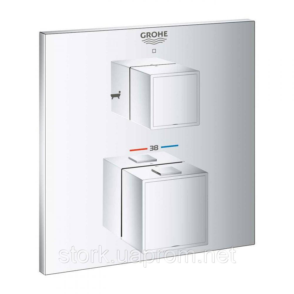 

GROHTHERM Cube термостат для ванны с переключателем на 2 положения