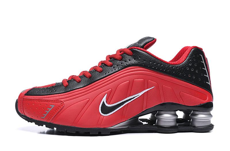 

Кроссовки мужские Nike Shox R4 / SHX-057 (Реплика), Черный;красный