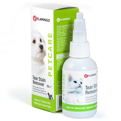 

Капли Flamingo Petcare Tear Stain Remover для удаления пятен от слез у собак и кошек, 50 мл