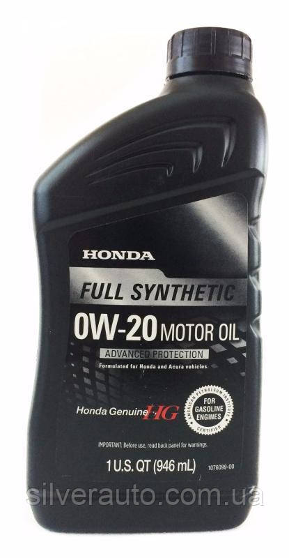 

Моторное масло Honda Full Synthetic 0W-20 0,946л