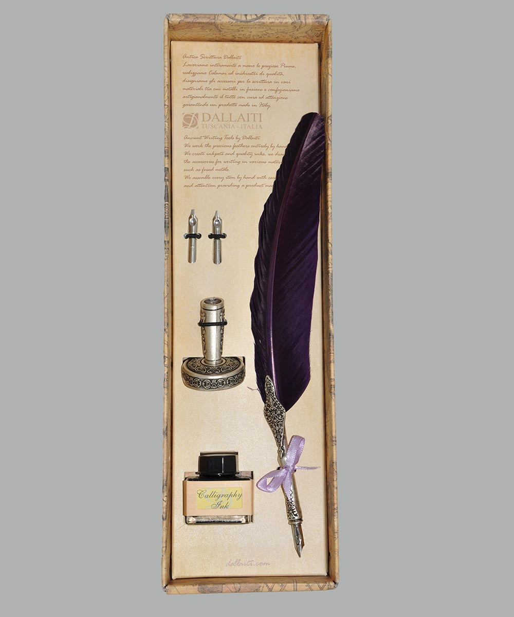 Набор для письма и каллиграфии Dallaiti Piu12 фиолетовый