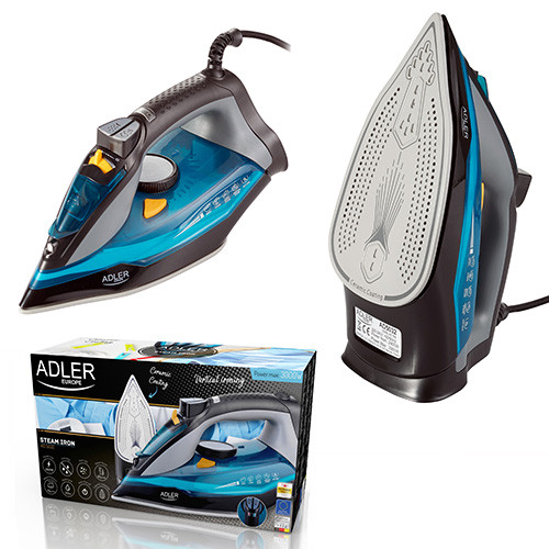 

Утюг Adler AD 5032 Iron Ceramic 3000W Blue, Синий