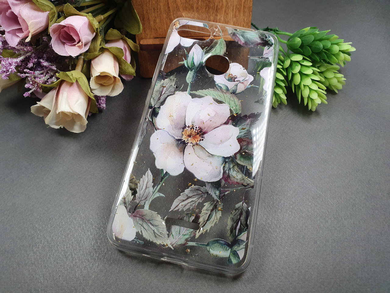 

Чехол для Xiaomi Redmi 6 Fashion flowers #2