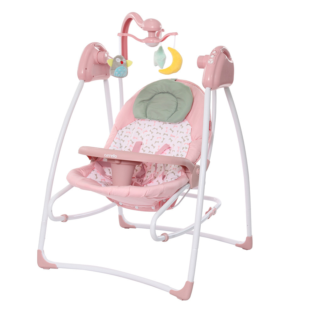 

Колиска-гойдалка CARRELLO Grazia CRL-7502 Bow Pink /1/ MOQ