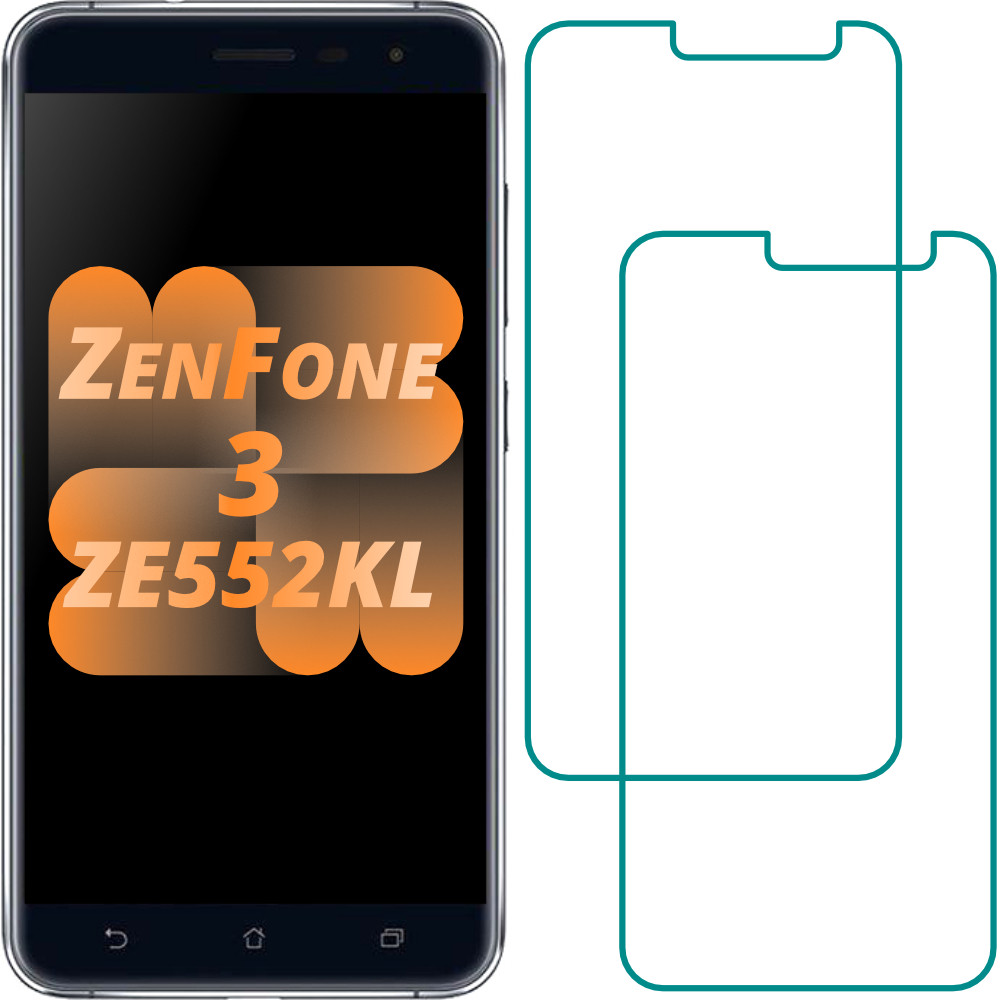 

Защитное стекло Asus Zenfone 3 ZE552KL (Прозрачное 2.5 D 9H) (Асус Зенфон 3) 2 шт