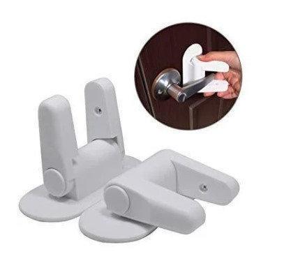 

Универсальный детский замок Door Lever Lock для ручек (2 шт) | защелка для двери