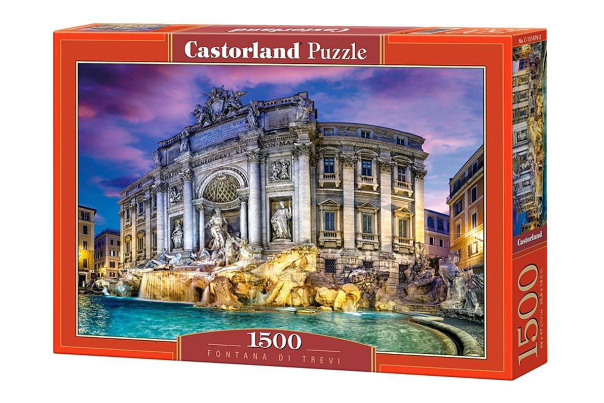 

Пазлы 1500 элементов "Фонтан Треви, Fontana di Trevi", С-151479 | Castorland