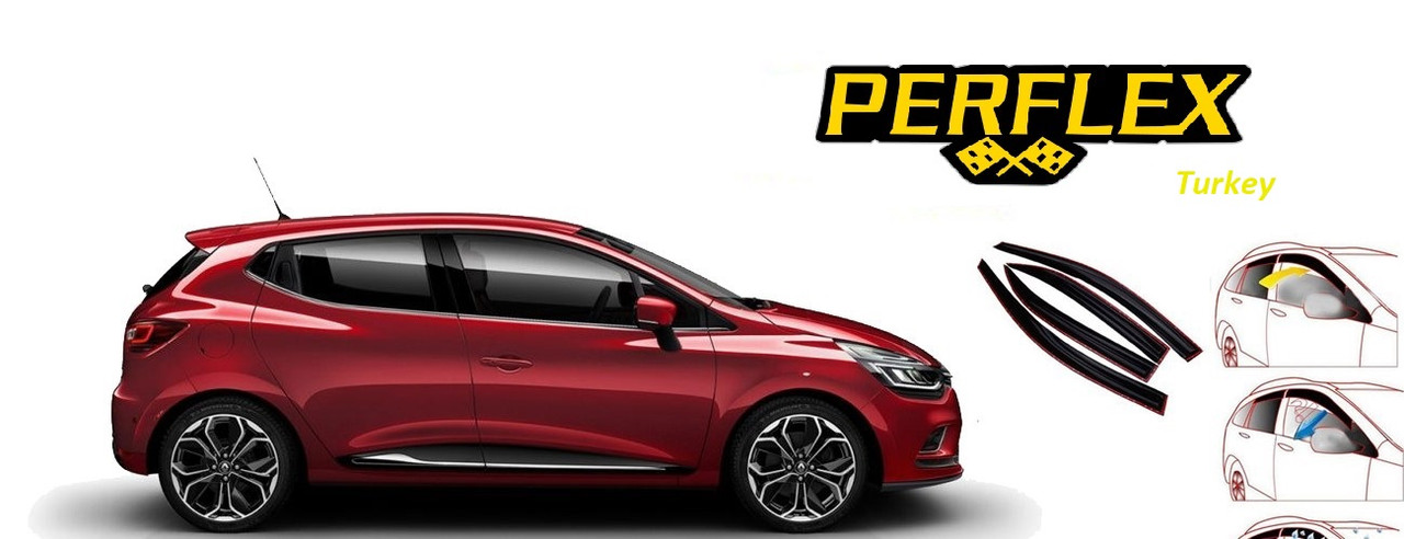 

Дефлекторы на окна (ветровики) PERFLEX RENAULT MEGANE III 2011-2016 FD4-RN13