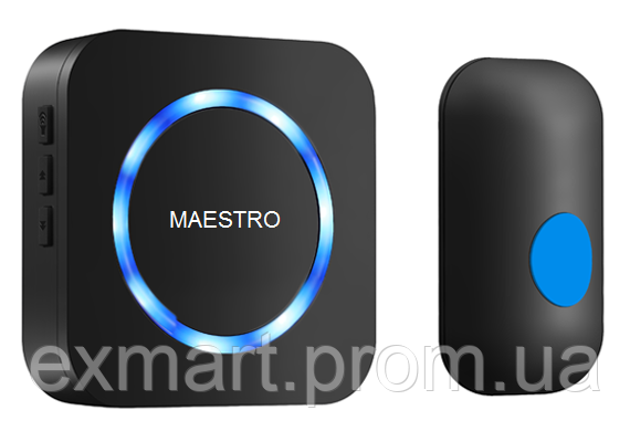 Беспроводной дверной звонок MAESTRO с базой в розетку - фото 1