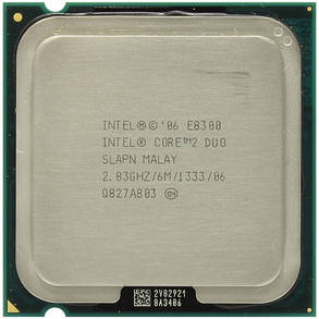 Процессор Intel C2D E8300 /2(2)/ 2.83GHz + термопаста 0,5г, фото 2