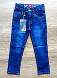 Дитячі джинси на хлопчика "DIFAN VALEN" з регуляторами гумками по боках розміри 20 та 30, фото 2