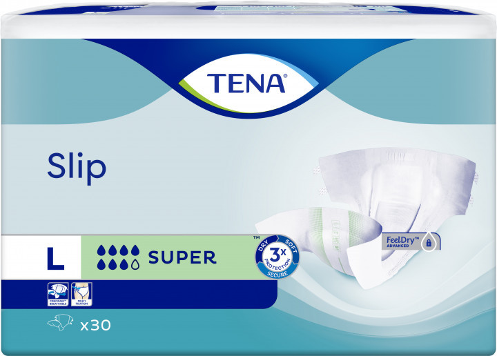 

Подгузники для взрослых Slip Super Large 30 (обхват талии 90-145 см) TENA