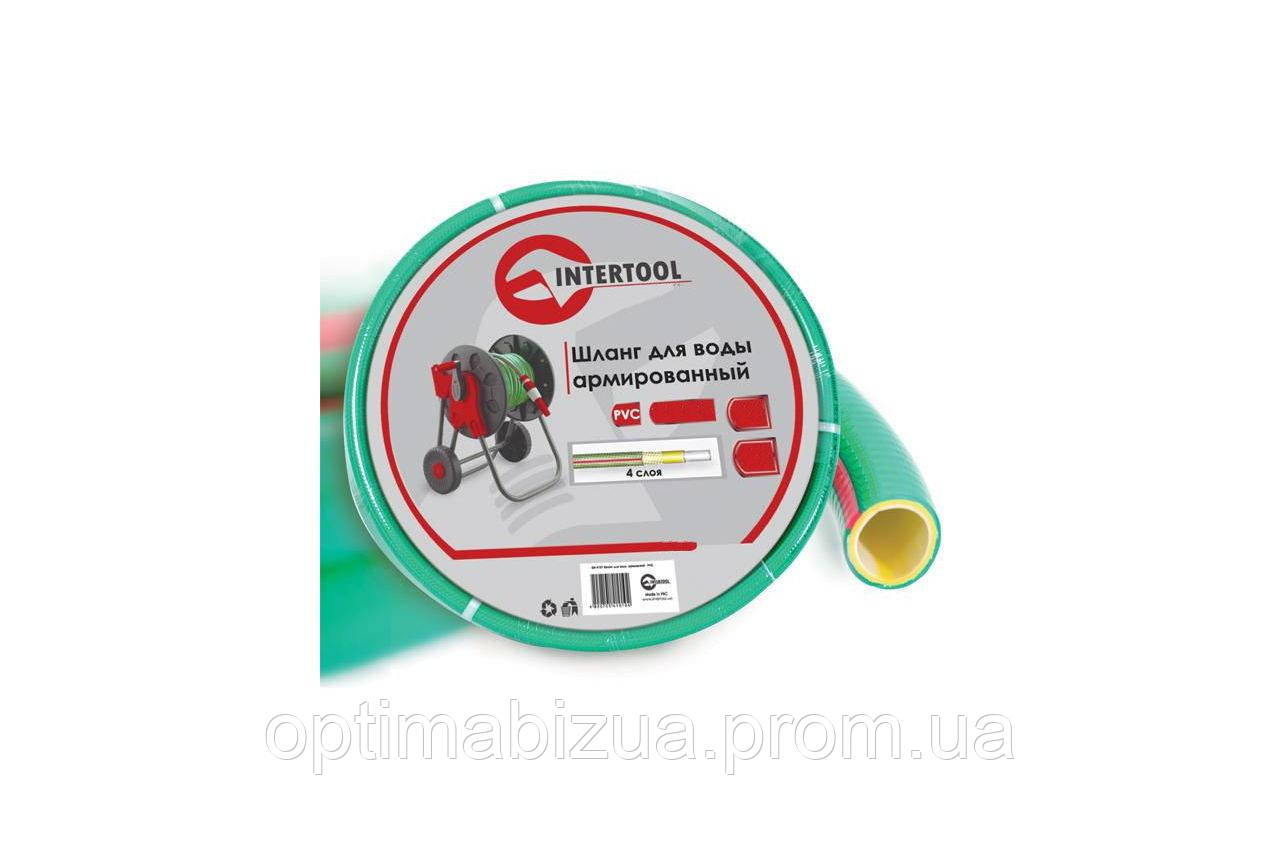 

Шланг поливочный Intertool - 3/4" х 30 м, салатовый 4-х слойный