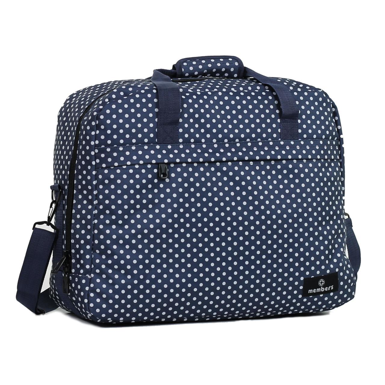 

Сумка дорожная Members Essential On-Board Travel Bag 40 Navy Polka, Синий