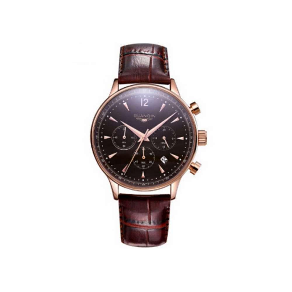 

Часы GUANQIN GQ001 CL Gold-Black-Brown (GQ001GBBr)