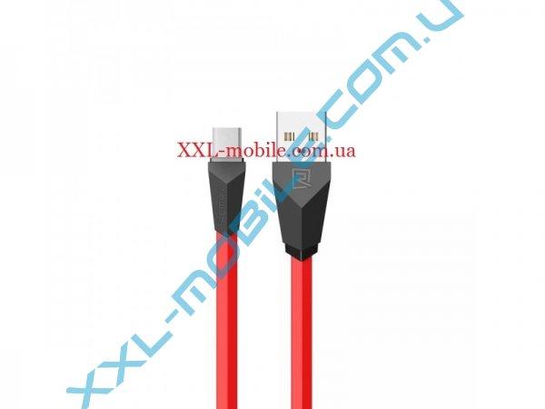 

USB Cable Remax Aliens RC-30m microUSB Red/Black 1m