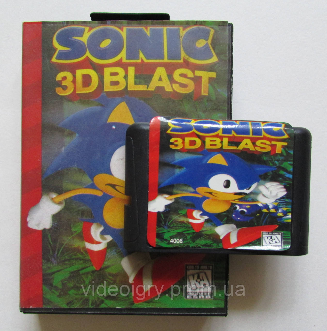 

Sonic 3D Blast​​​​​​​ Sonic 3D: Flickies’ Island картридж Sega 16 bit