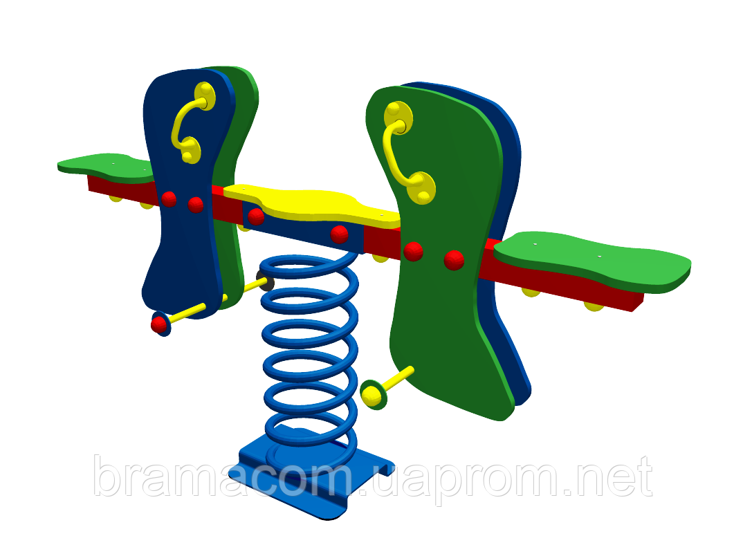 

Качель-балансир на пружине "БРАМА", Разные цвета
