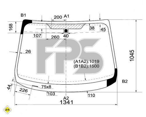 

Лобовое стекло Ford FIESTA 09- XYG