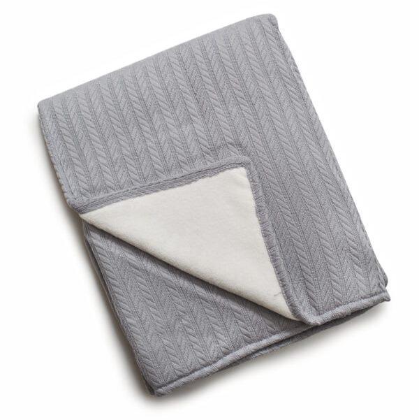 

Плед Twins Pastel nude TP-10 100х100 см grey