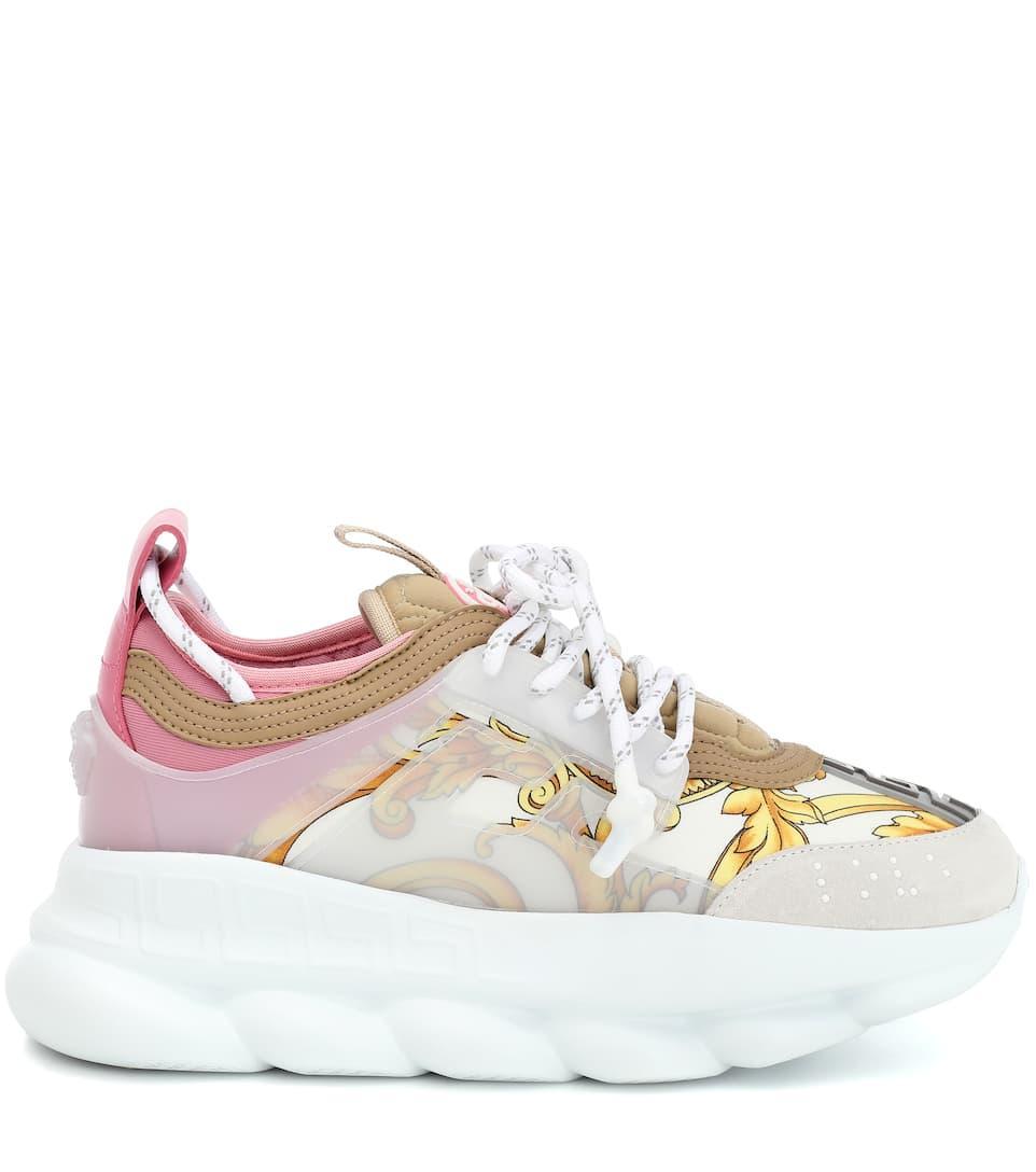 

Кроссовки Versace Chain Reaction White Pink 38