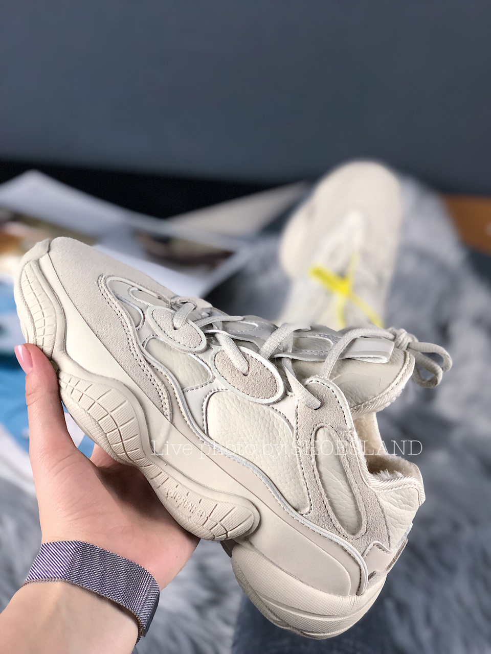 

Кроссовки Adidas Yeezy 500 Blush (Мех) 38