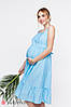 Літній сарафан міді для вагітних і годуючих ТМ Юла Мама MEDDI SF-20.031 блактний, фото 2