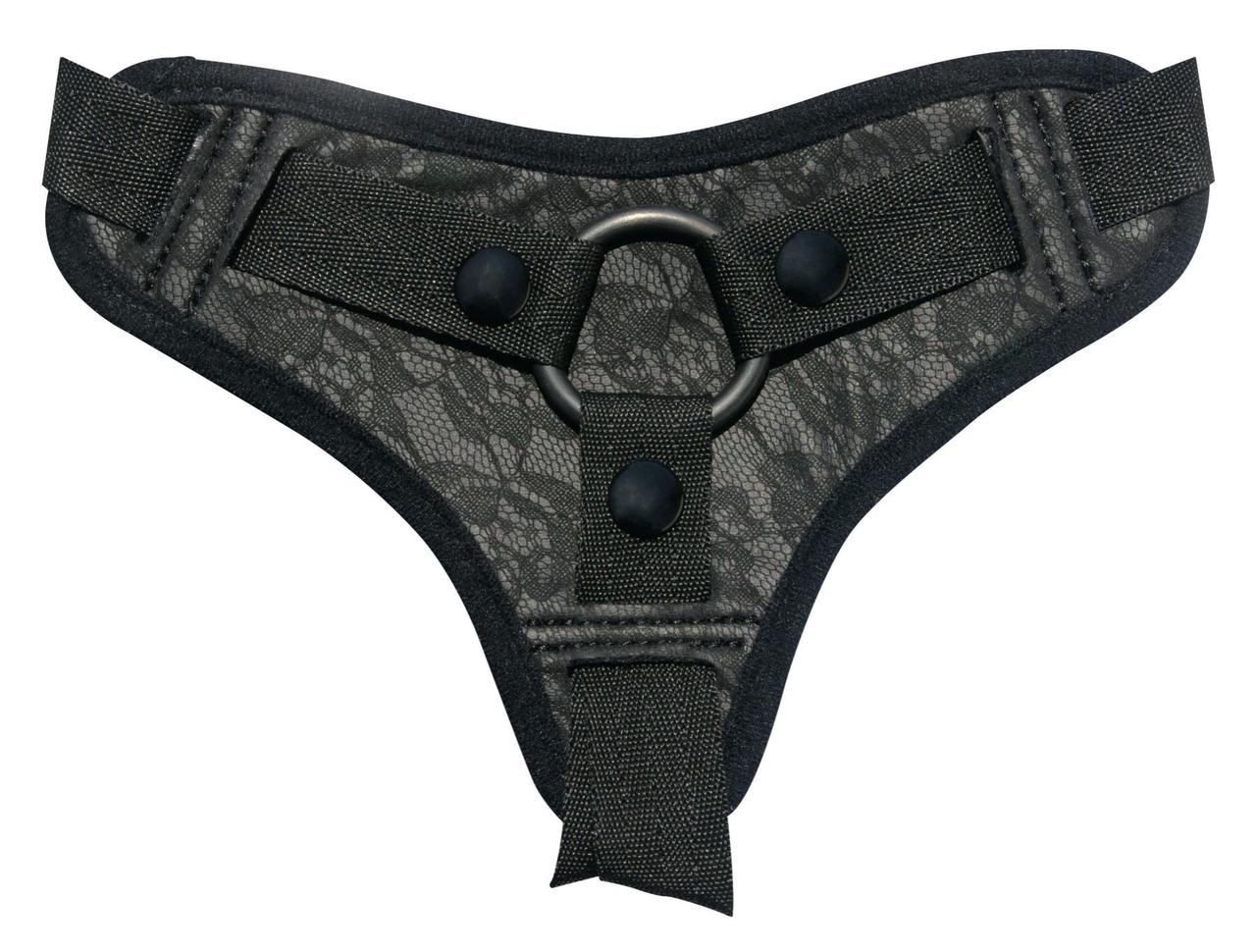 

Трусы для страпона Sportsheets Midnight Lace Strap-On, Черный