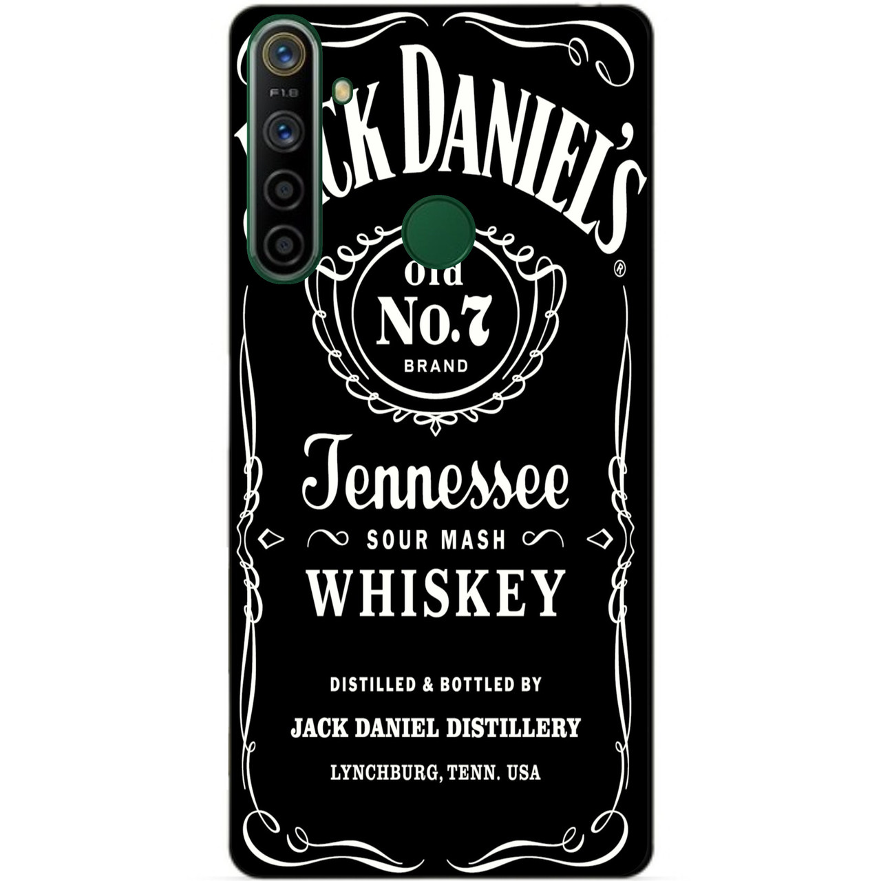 

Силиконовый чехол бампер для Realme 5i с рисунком Jack Daniels, Разные цвета