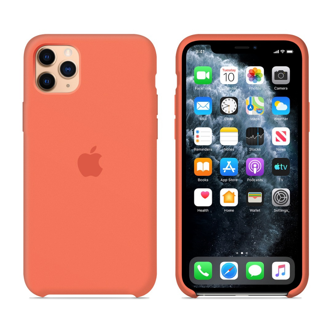 

Чехол Silicone Case для Apple iPhone 11 Pro Max оранжевый (13 Orange) Эксклюзив