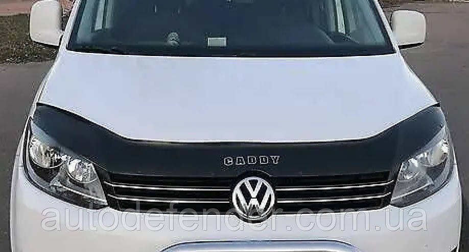 

Дефлектор капота VT52 (мухобойка) Volkswagen VW Caddy 3 2010-2015 рестайлинг, Vip Tuning, VW38