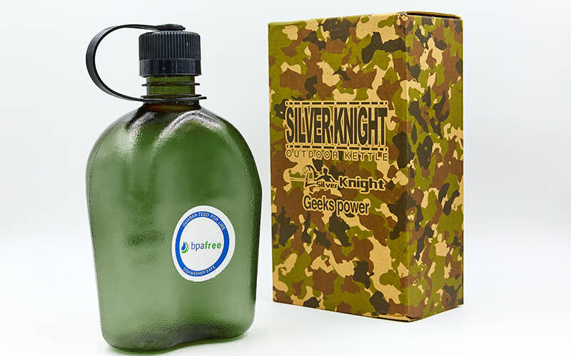 

Фляга туристическая Silver knight-1,5л TY-6839 (TY-4836) (Tritan, цвета в ассортименте) Оливковый