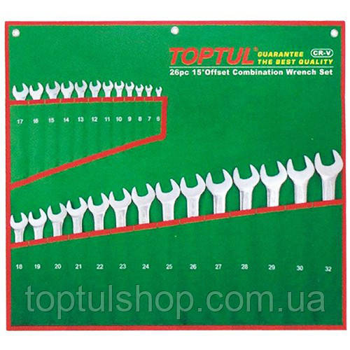 

Набор ключей комбинированных 26 шт 6-32 мм TOPTUL GAAA2604