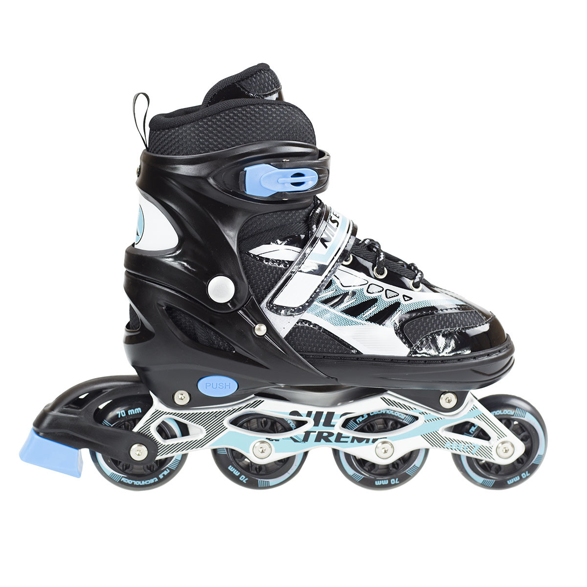 

Роликовые коньки для мальчика Nils Extreme NJ1828A Size 31-34 Black ролики детские черного цвета