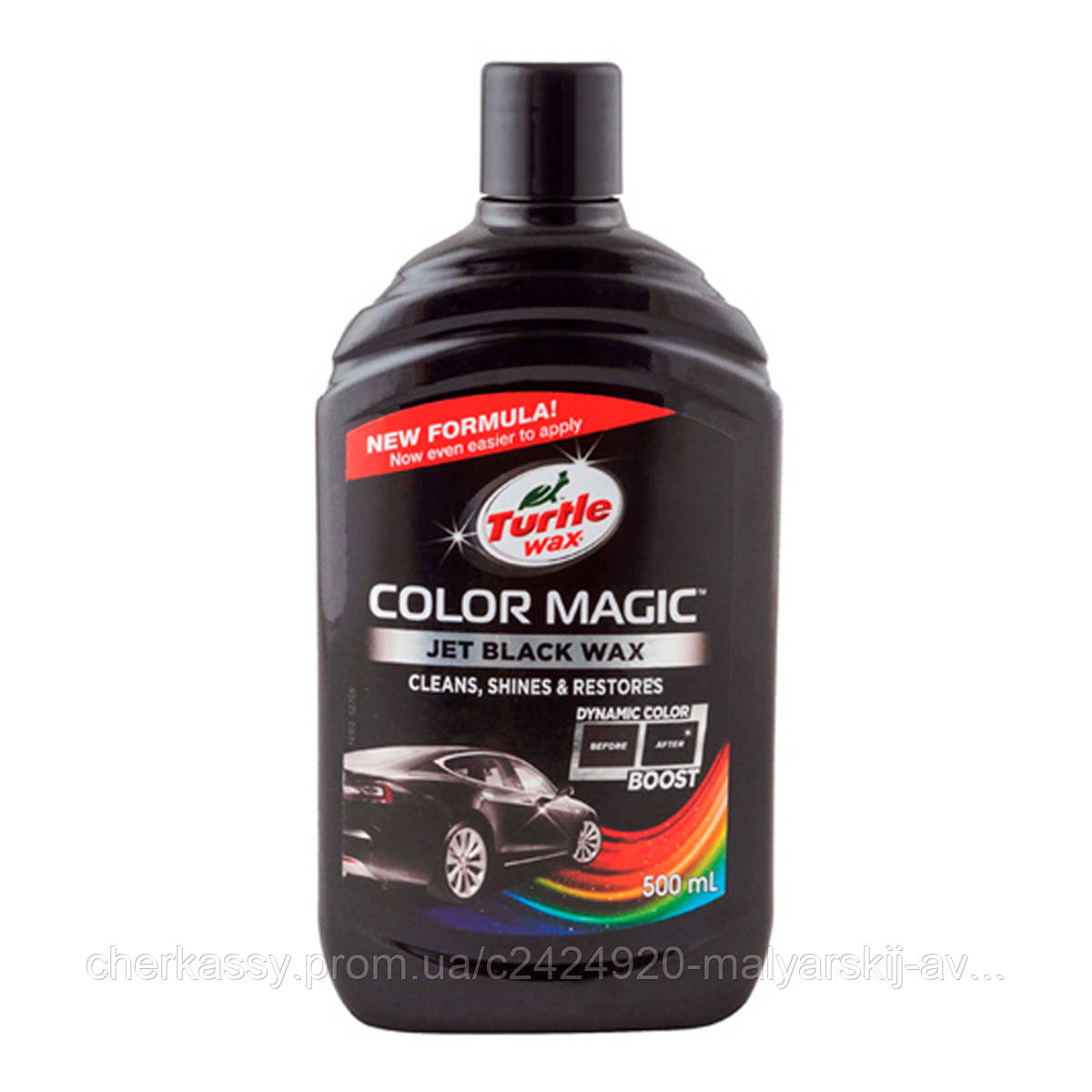 

Поліроль підфарбовуюча COLOR MAGIC ЧОРНА 500мл TurtleWax