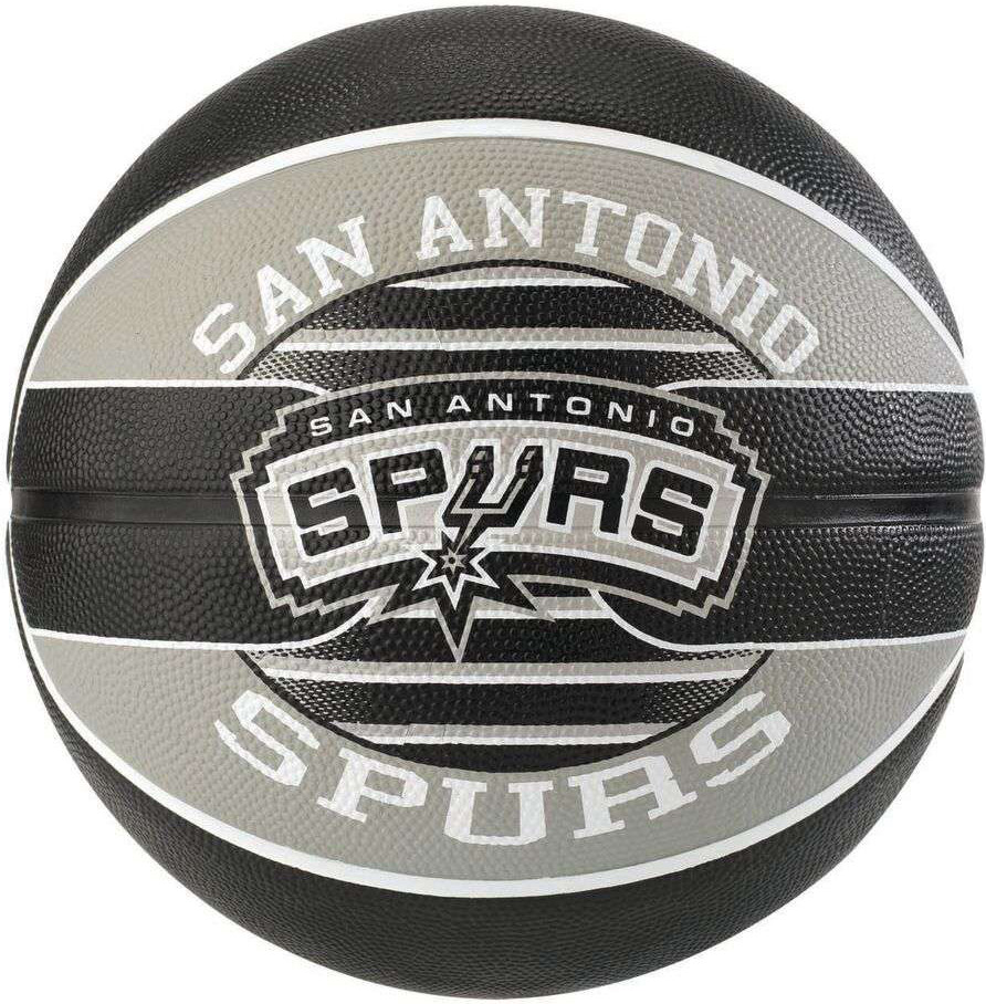 

Мяч баскетбольный резиновый Spalding NBA Team SA Spurs Size 7 для улицы и спортзала