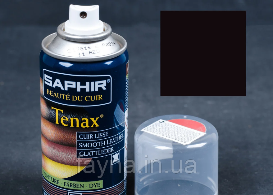 

Аэрозольная краска для гладкой кожи Saphir Tenax Spray, 150 мл Вепрь