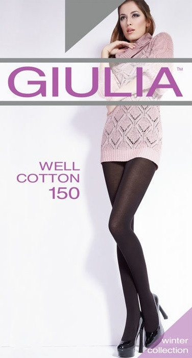 

Колготки женские Giulia WELL COTONE 150, nero, 3