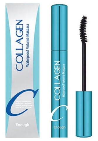 

Водостійка туш для вій з колагеном Enough Collagen Waterproof Volume Mascara, Черный