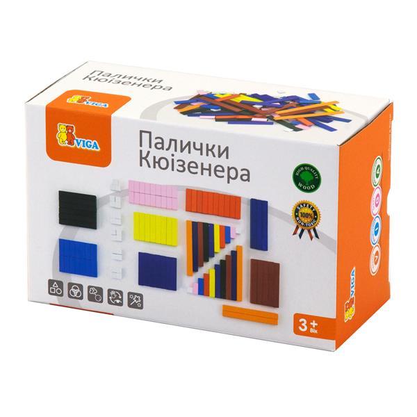 

Набор для счета Viga Toys Деревянные палочки Кюизенера, 116 шт. (51765)