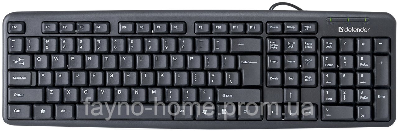 

Клавіатура Defender Element HB-520 USB Black (45522) (6054102)